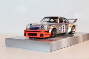 Voiture Miniature Tomy AFX / Aurora - Porsche 934 Orange - Échelle HO - Sans Marquage - Occasion