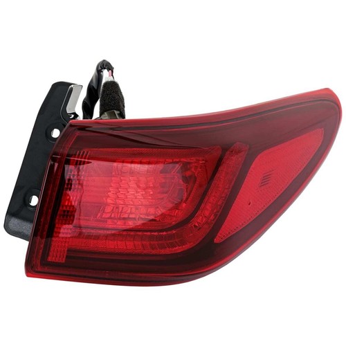 Faro Posteriore Sinistro Per Chevy Colorado 2015-2021 - Auto-Lightingo, Cromato E Rosso