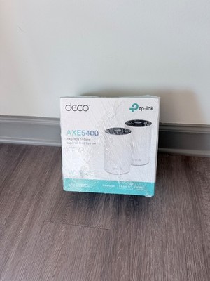 TP-LINK Deco XE75 AXE5400 Wi-Fi 6E Router Mesh System - White (2-Pack)