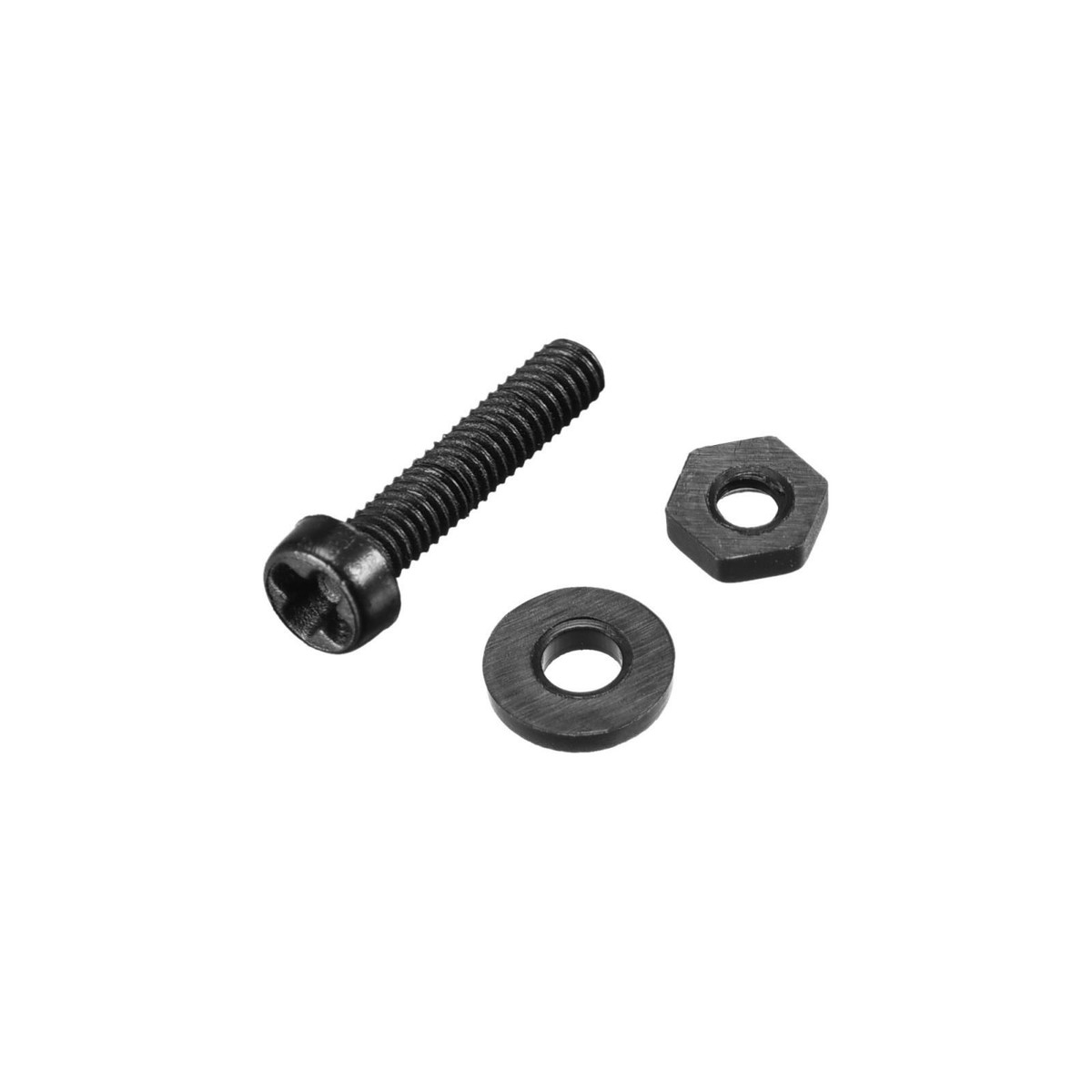 Uxcell M3x25mm Nylon Screw, Nut, Washer Assortment Kit - 20 Sets, Black, Round Head Machine Screws - View #8