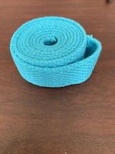 46 Blue Cotton Webbing New 1 Wide