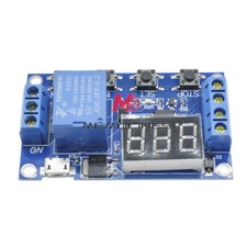 Digital LED Trigger Delay Cycle Timer Control Switch Relay Module Micro USB 5V