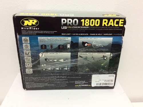 NiteRider Pro1800 Race Single Beam Niterider 6591 Nuevo Caja Abierta - Imagen 7 de 9
