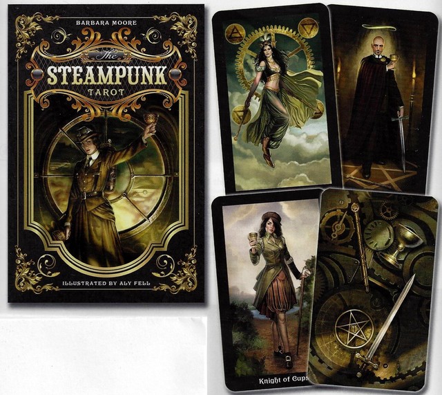 STEAMPUNK TAROT KIT Deck Card Book Set steam punk fortune oracle cards eBay