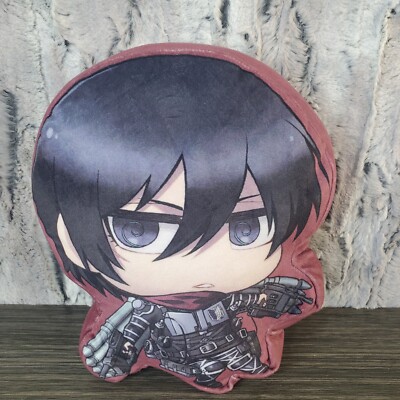 Attack on Titan Mikasa Ackerman Final Season Anime Pillow Plush 10  EUC