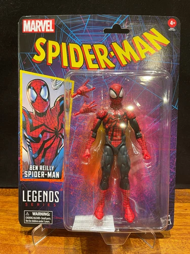 Figura de acción retro Ben Reilly Spider-Man de 6" de Marvel Legends