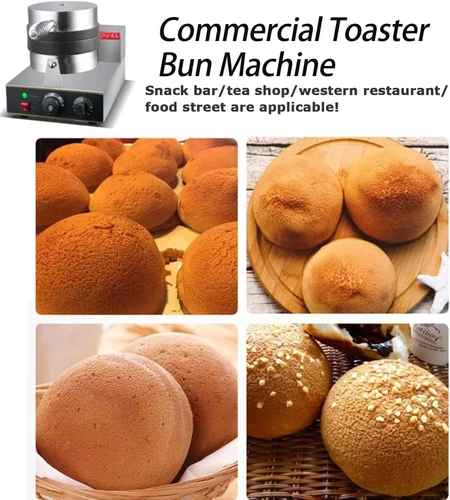 Electric Nonstick UFO Burger Maker Ice Cream Waffle Machine Panini Press Maker~ - Picture 13 of 20