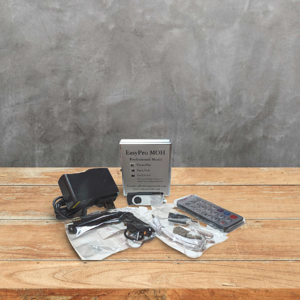 EasyPro Music on Hold Player Professional Model MP3 Player with 2*3 watt output