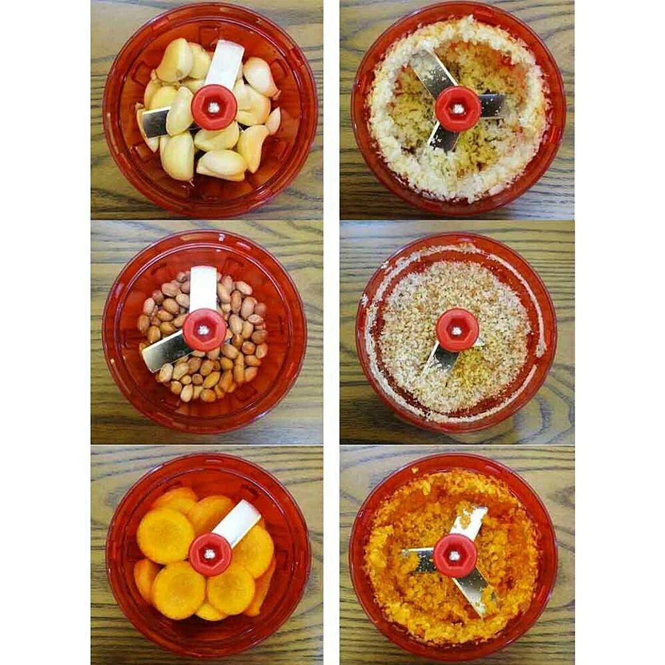 Zerkleinerer Multi Gemüseschneider Zwiebelhacker Universal Obst Fleisch Nüsse - Bild 4 von 4