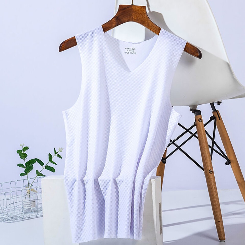 Canotta Uomo Sportiva Contenitiva - Maglia Senza Maniche Elasticizzata Per Palestra E Running - Foto 3