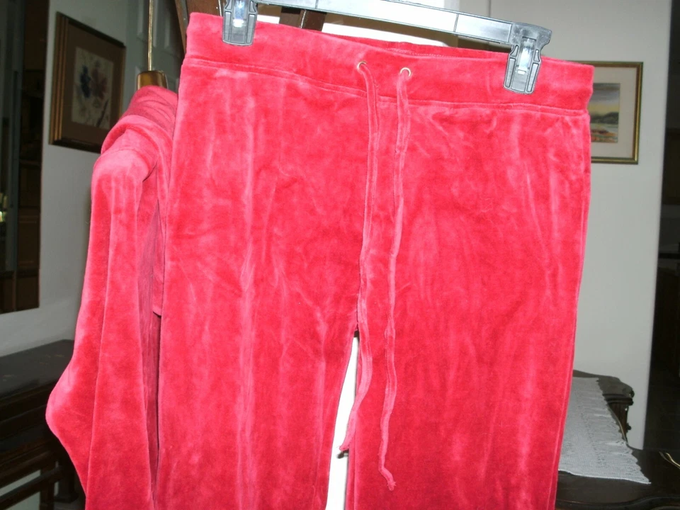 Traje Fetiche Pista Running 2 Piezas Terciopelo Rojo Pequeño Nuevo Con Etiquetas Mujer Nuevo Con Etiquetas Foto 2 de 4