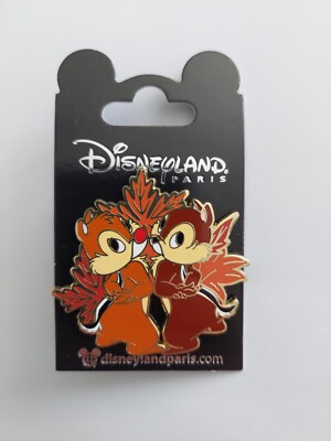 Disneyland Paris Original Pin Chip und Dale Fleur Original Pin 2022