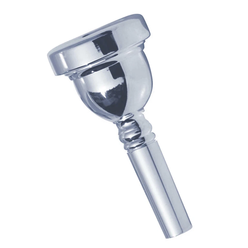 Bocchino in rame trombone argento lucido Bocchino baritono eufonio - Immagine 3 di 4