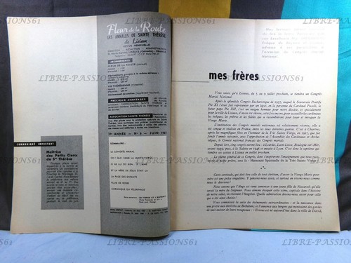 LES ANNALES DE SAINTE THÉRÈSE DE LISIEUX, N°6, JUIN 1961 - Picture 4 of 8