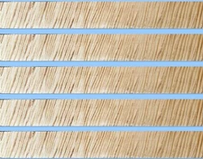 1PC 5A Ripple Maple Wood Acoustic Guitar Fretboard 23 3/8" x 3 1/8" x5/16"