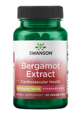Swanson Superior Herbs   Bergamotte-Extrakt 30 Veg Kaps