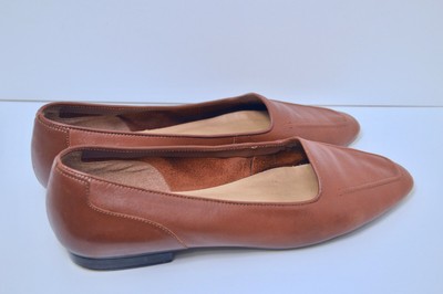 soft leather flat womens shoes