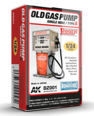 Doozy 1/24 GAS PUMP Old Style Hose Type A Resin Model kit (1)