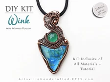 Wire Wrap Jewelry Making Kit, DIY Wire Wrapping Crystals Kits for Adult Gift