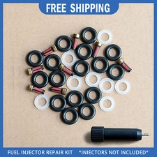 V8 Fuel Injector Repair Seal Kit For 1999-2001 Bmw 740i 740il 2003 Bmw X5 Fj754