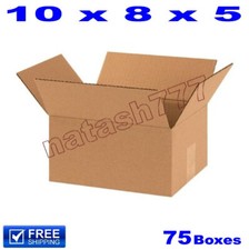 75 - 10x8x5 Cardboard Boxes 32-ECT Mailing Packing Shipping Corrugated Carton