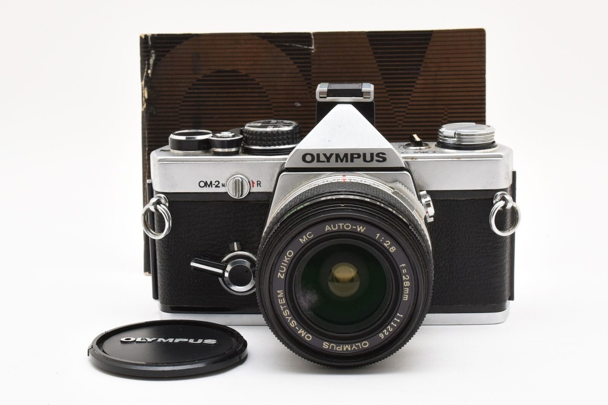 EXC+++++ ] Olympus OM-2N silver + OM-System Zuiko MC Auto-W