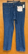 New Vintage Lee Bootcut Jeans Men's 42 X 32 Blue Denim Cotton Regular Fit NWT