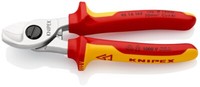 Knipex 95 16 165 Sb Kabelschere Isoliert Mit Mehrkomponenten-HüLlen, Vde-GeprüFt