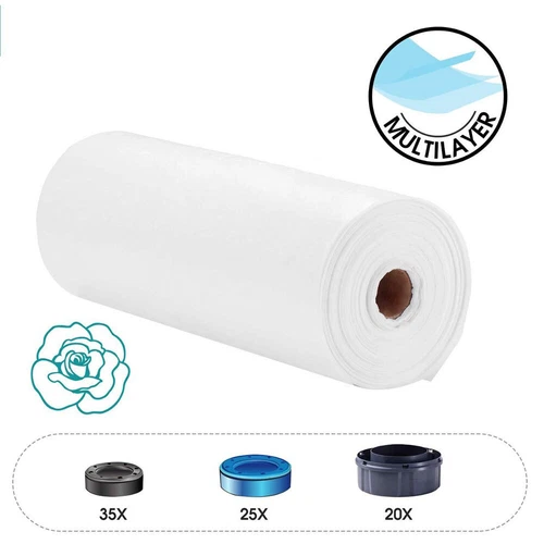 100m/400m Nappy Bin Refill Kit Compatible With Tommee Tippee Sangenic Liner Film - Picture 4 of 21