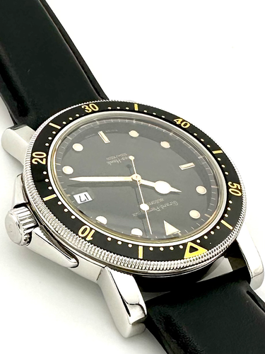 Girard-Perregaux Sea Hawk 7300 Automatic Date Black Steel Men's Watch 38mm - Picture 4 of 8