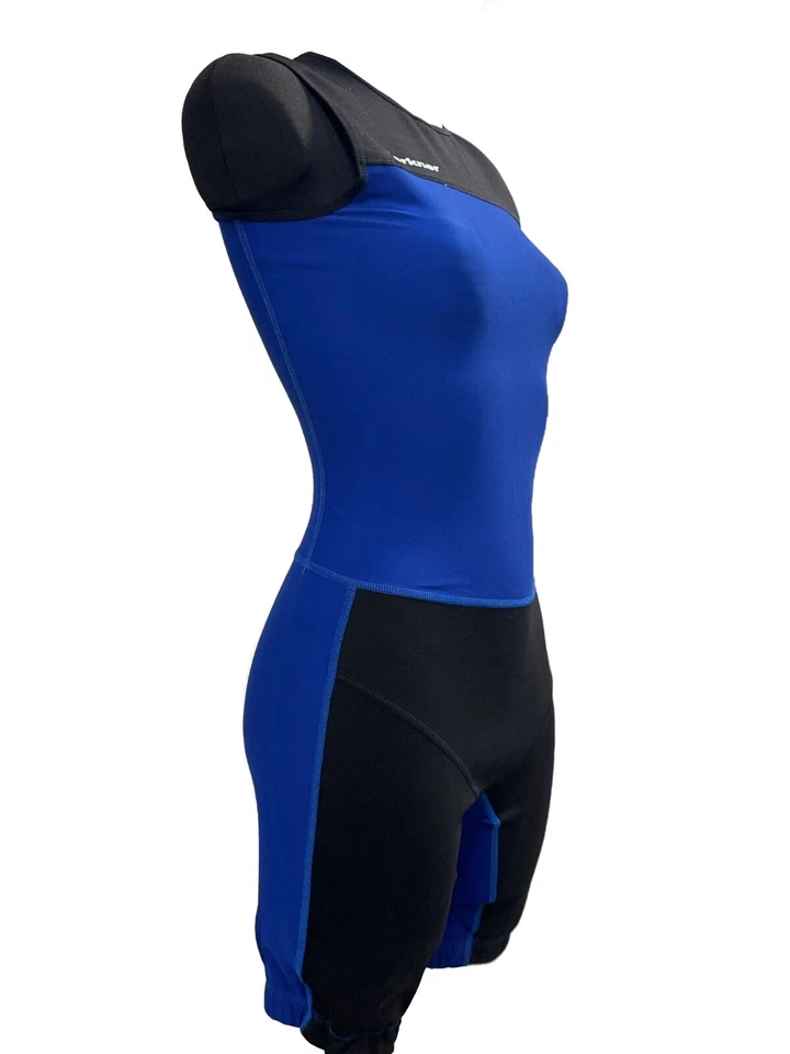 BERKNER Womens Weightlifting Singlet VICTORIA 2 Blue/Black Weightlifting Suit - Image 4 of 4