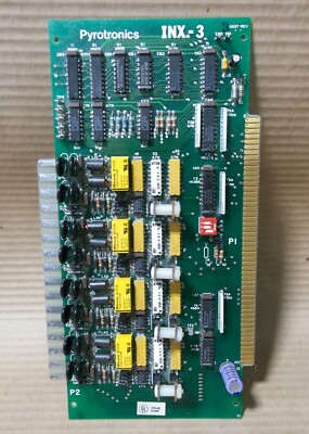 PYROTRONICS CERBERUS INX-3  | FIRE ALARM CIRCUIT BOARD CARD |  580-186832-2