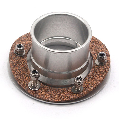 Silver Aluminum Aircraft Style Fuel Cell Gas Cap Flush Mount W/ 6 Hole Anodized - Picture 10 of 12