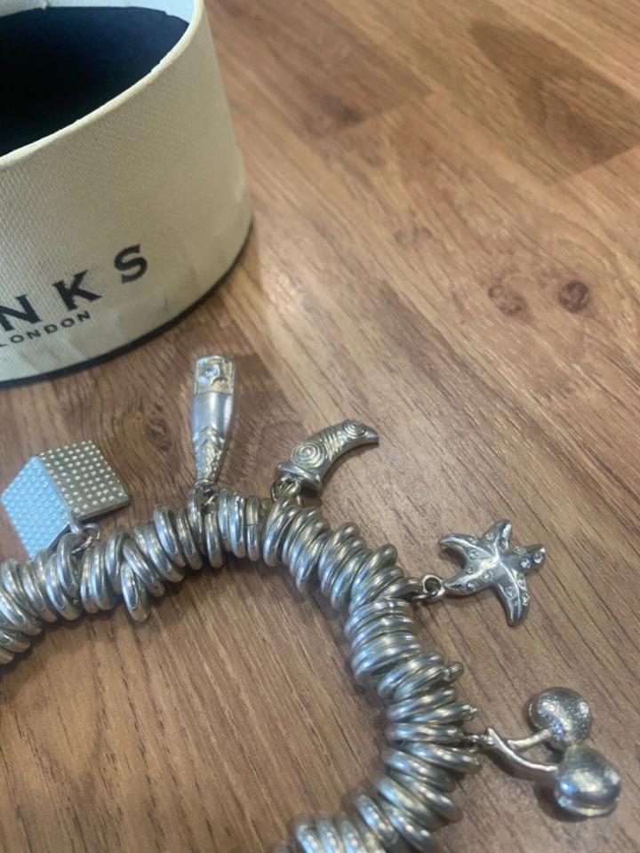 links of london braclet with 10 charms - Image 3 of 4