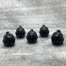 5pack Black Castle Knight Helmet Blocks Accessories for Minifigures Gt7TK40