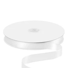 5/8" x 100 Yards Satin Ribbon - White Silk Ribbon with Spool - Ideal for Gift...