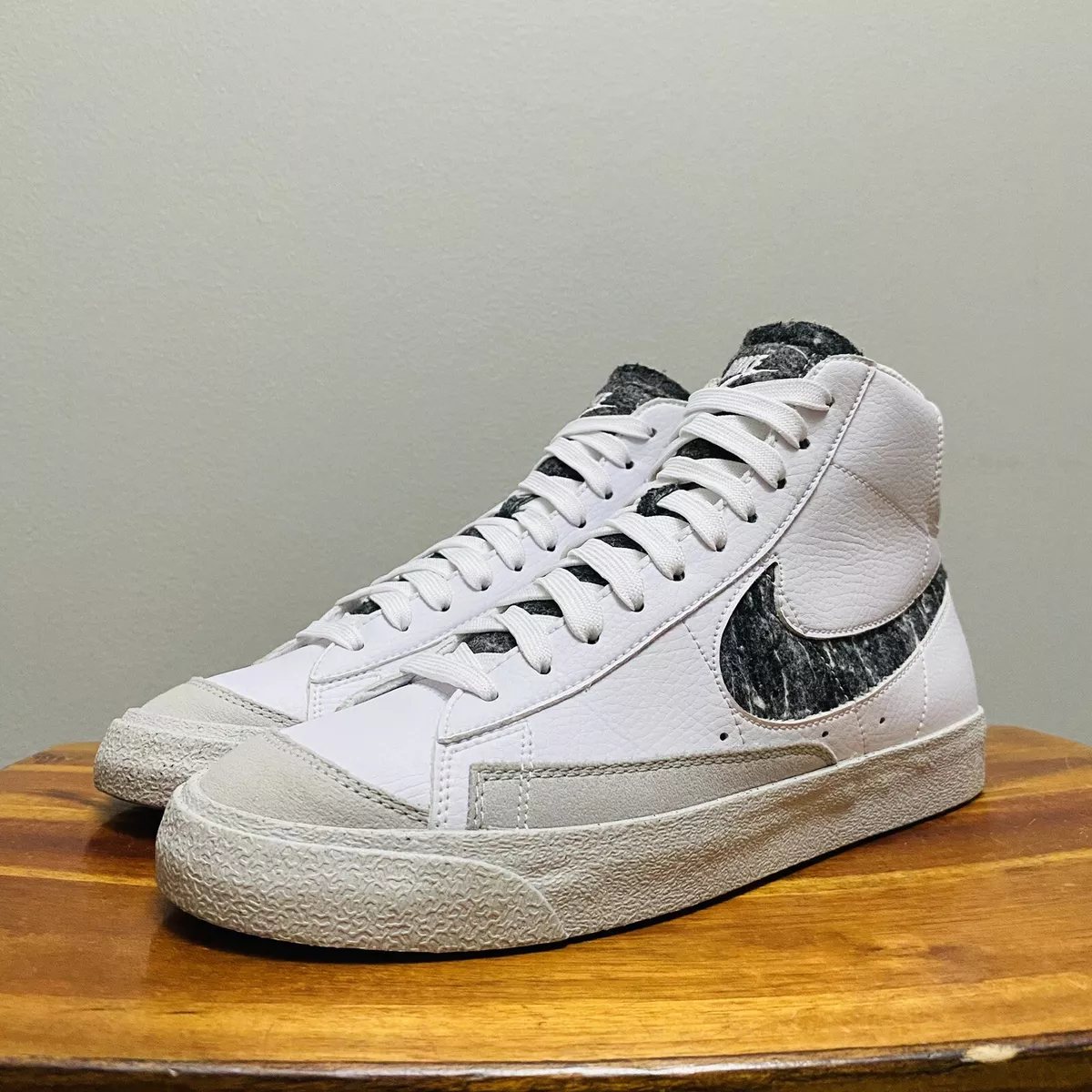 Nike Blazer Mid '77 White/Smoke Grey CW6726-100 Men's Shoes Sneakers Size 9  | eBay