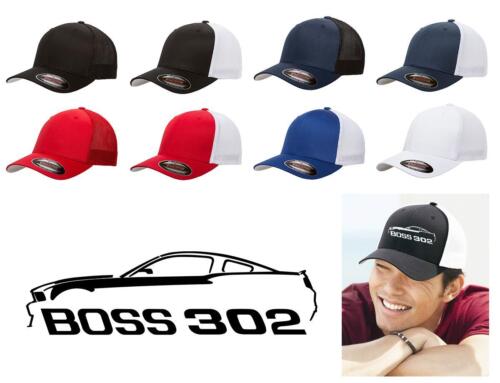 2012 2013 Ford Boss 302 Mustang couleur classique contour chapeau design casquette - Photo 1 sur 2