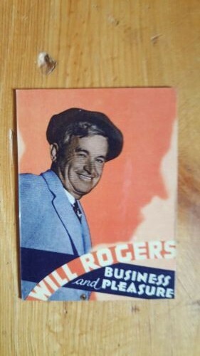 Will Rogers 2 3/4 x 3 3/4 magnet from vintage poster