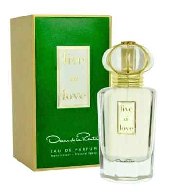 live in love by oscar de la renta EDP 1.0 oz factory sealed (& 1 free perfume)