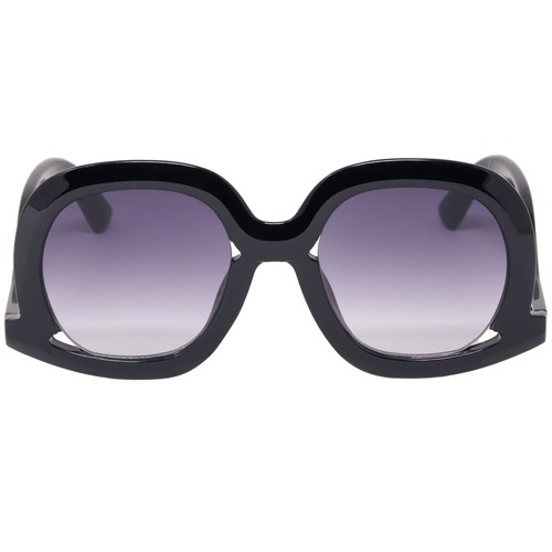 Oversized Oval Sunglasses Butterfly Down Temple Women Swan Arm Sun Glasses - Picture 18 of 40