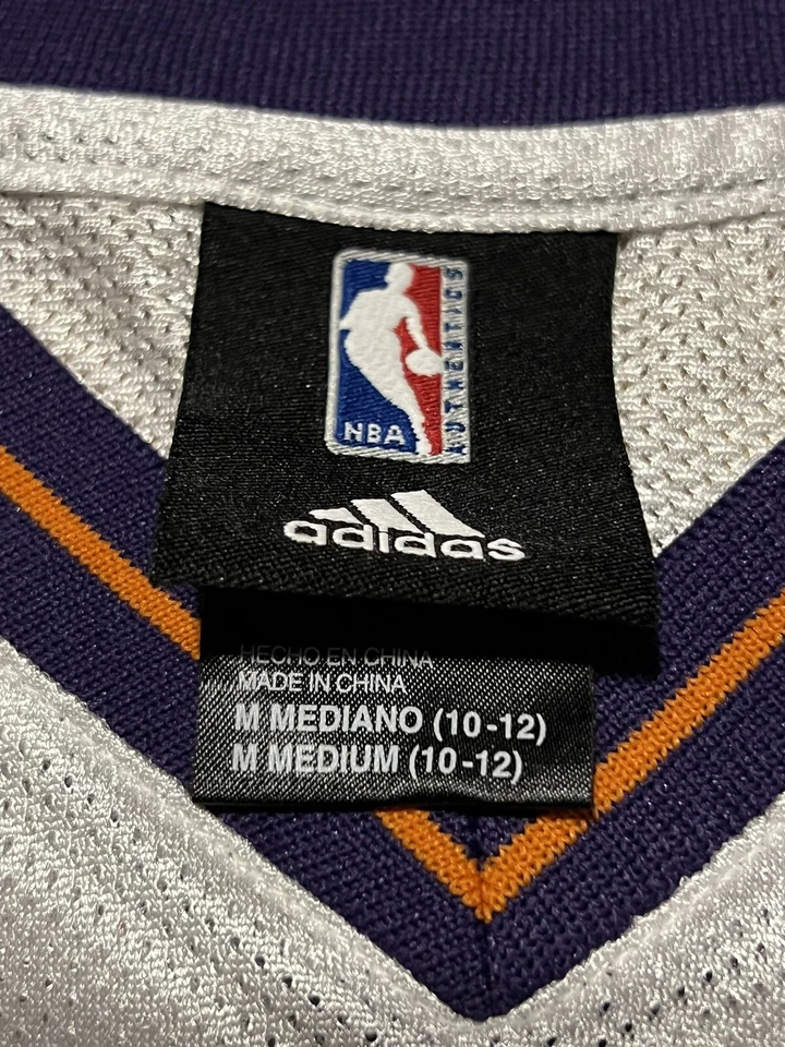 Vintage Adidas Phoenix Suns Shawn Marion Jersey Youth Medium (10-12) White - Image 4 of 4