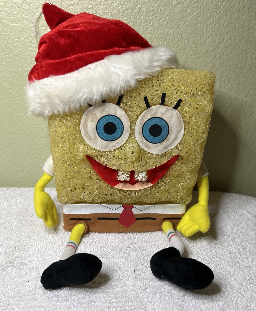 SpongeBob Christmas Hat Rubber Texture Melted Popcorn Replacement