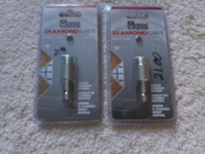 M K Morse 1/2'' & 5/8'' Diamond Grit Hole Saws