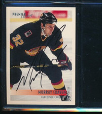 1995 Premier #47 Murray Craven Vancouver Canucks Signed Autograph (EJ110) SWSW6