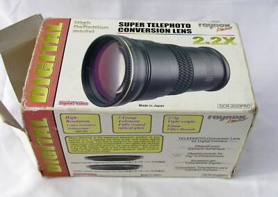 【美品】Raynox DCR-2020PRO 2.2× Top MINT] Raynox DCR-2020PRO HD Telephoto Conversion Lens