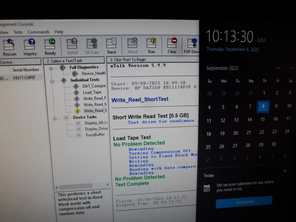 Unidad de cinta externa USB HP DAT160 Q1581A BRSLA-05U2-AC 393643-001 Foto 3 de 4