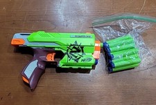 NERF Zombie Strike Sidestrike Gun Tested Working Hasbro Elite N Strike 15 Darts