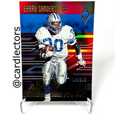 2016 Panini Phoenix Football BARRY SANDERS Adrenaline Rush #AR-BS Red /349 LIONS