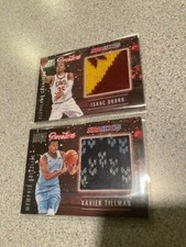 2021 Hoops Isaac Okoro Xavier Tillman Holiday Sweaters lot of 2 Cavs Hornets